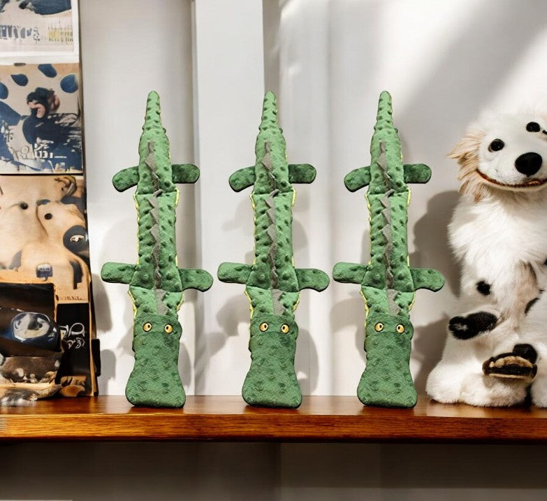 لعبة التمساح سكينيز اكستريم للكلاب من سبوت، 25 بوصة، 3 قطع - أخضر