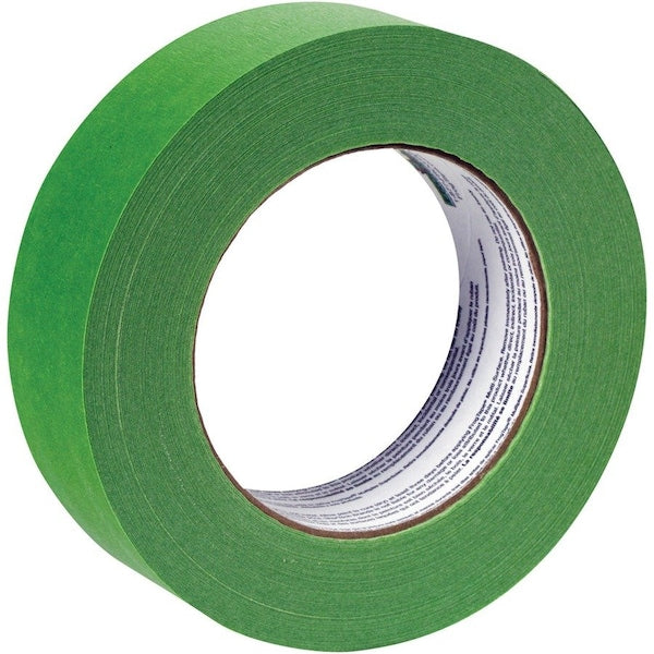 Frog Tape Medium Strength Painter's Tape, Green, 0.94" Wide x 60 Yards