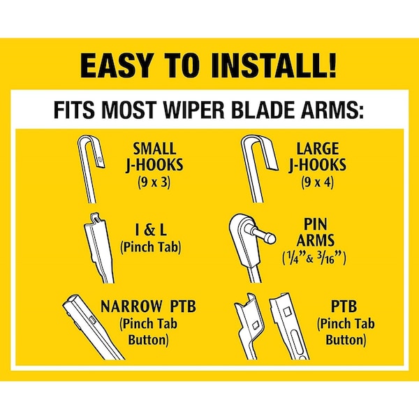 Rain-X Latitude 8in1 Wiper Blades 22"