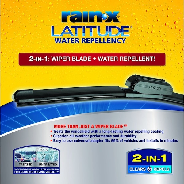 Rain-X Latitude 8in1 Wiper Blades 22"