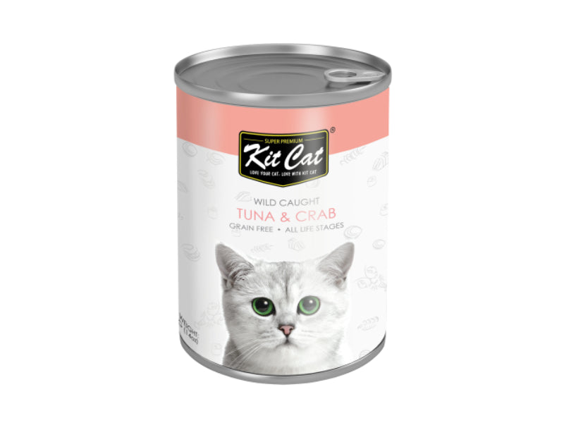طعام للقطط كيت كات بطعم التونة البرية والكابوريا - 400 جرام
