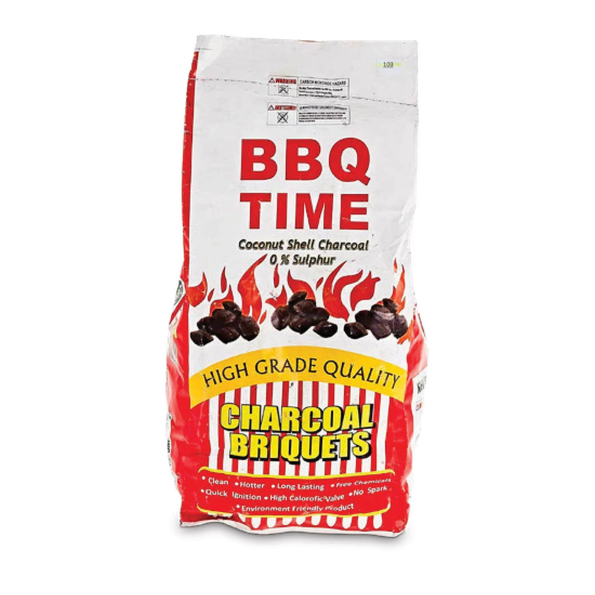 BBQ TIME CHARCOAL BRIQUETS 2KG