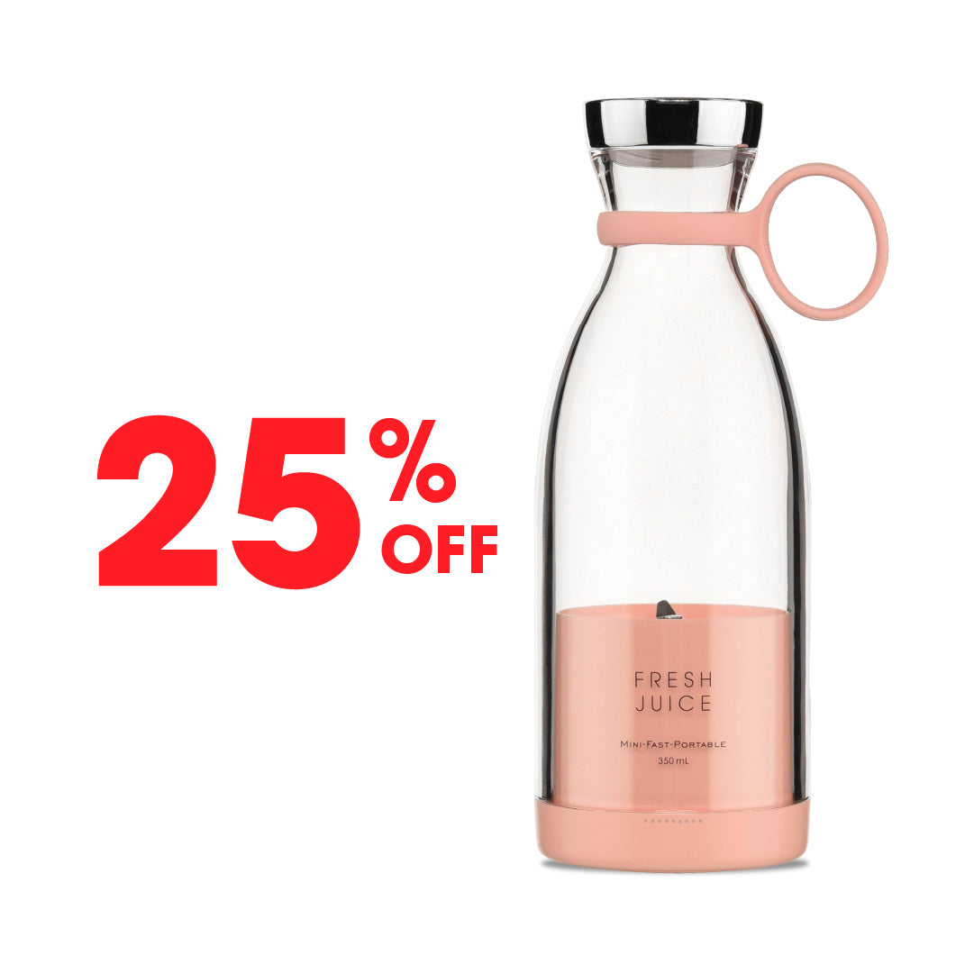 214B--Kampit Portable Blender 350ml, Battery Powered, Pink