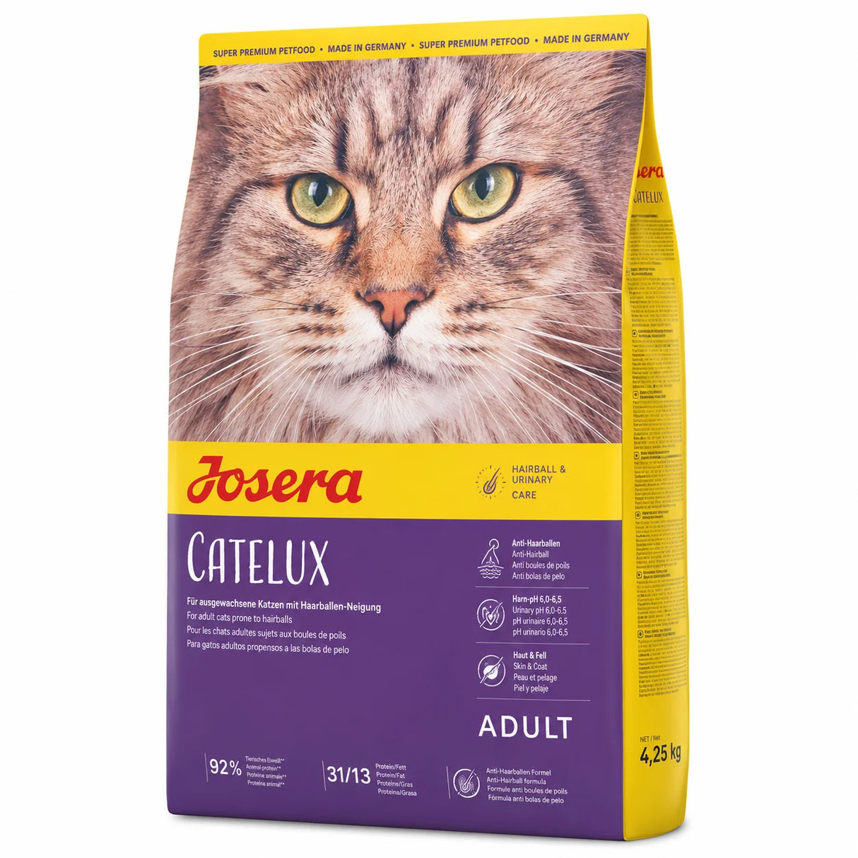Josera Catelux Hairball & Urinary Care Dry Cat Food – 4.25 kg