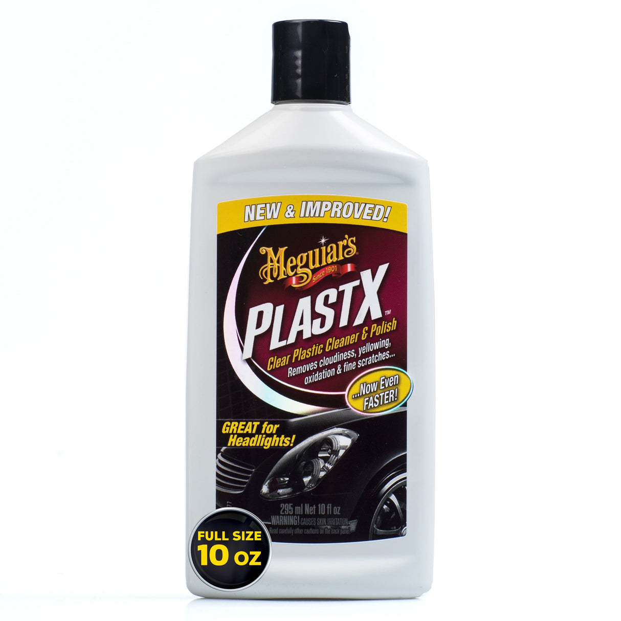 Meguiar's Plastics Cleaner and Polish, 10 oz - Clear