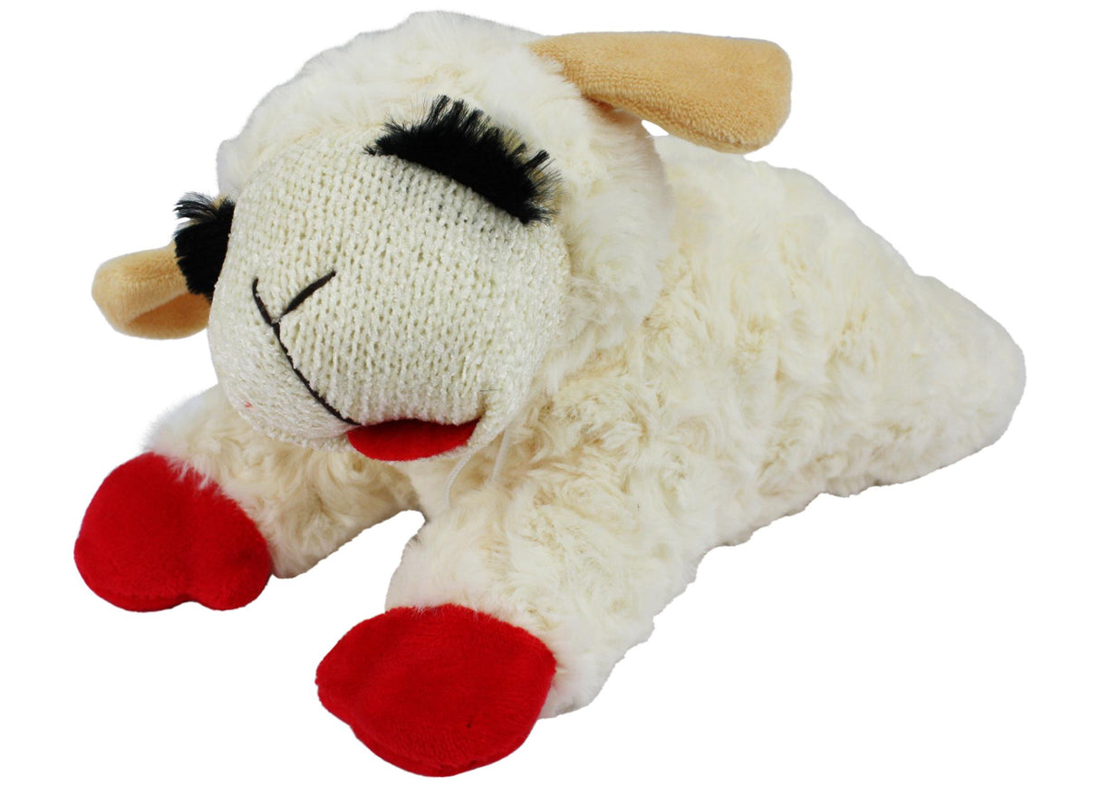 10" Lamb Chop Dog Toy