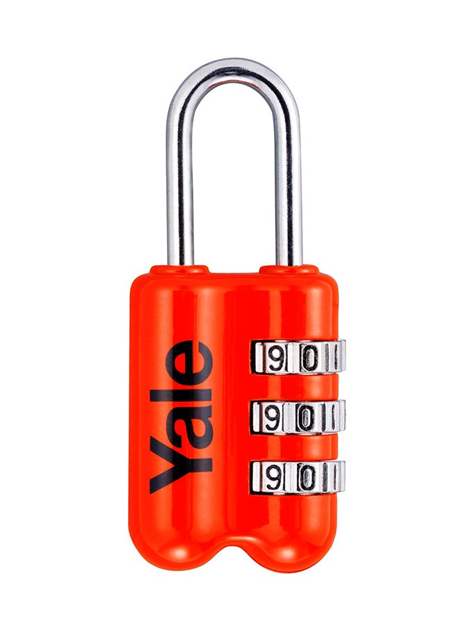 Yale Travel padlock 23mm Steel Grey