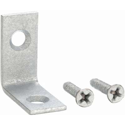 National Hardware Zinc Corner Bracket, 3/4" x 1/2", Silver