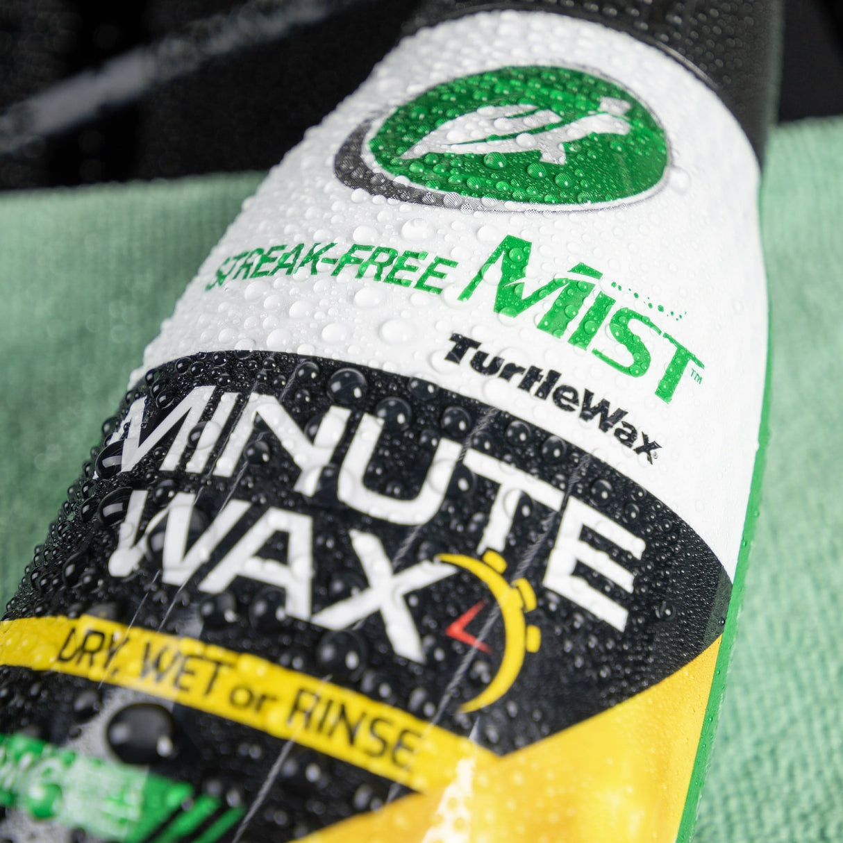 بخاخ مينيت واكس للسيارة جاف، رذاذ مبلل أو شطف من تيرتل واكس - 591 مل