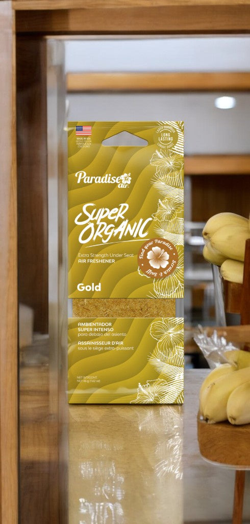 باراديسي اير معطر جو عضوي فائق الجودة، عبوة داخلية ذهبية من 6 قطع