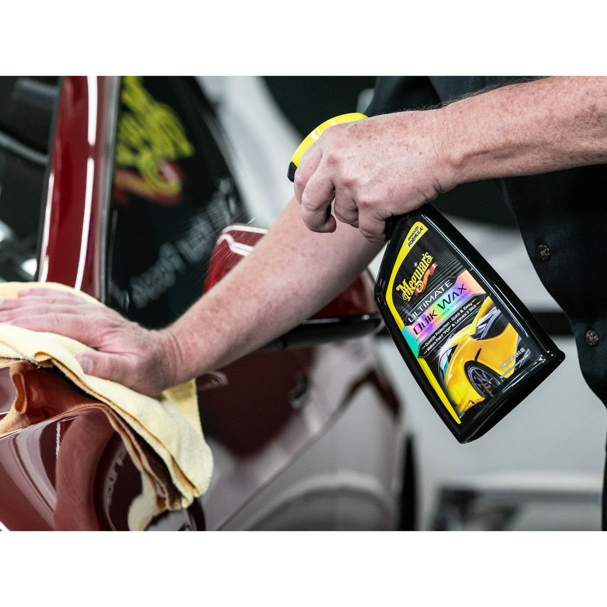 ماجوايرز ألتيميت كويك شمع – سبراي شمع سريع اللمعة يوفر حماية فورية للطلاء – ٧٠٩ مل