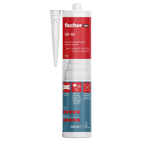 Fischer GP Silicone Sealant White