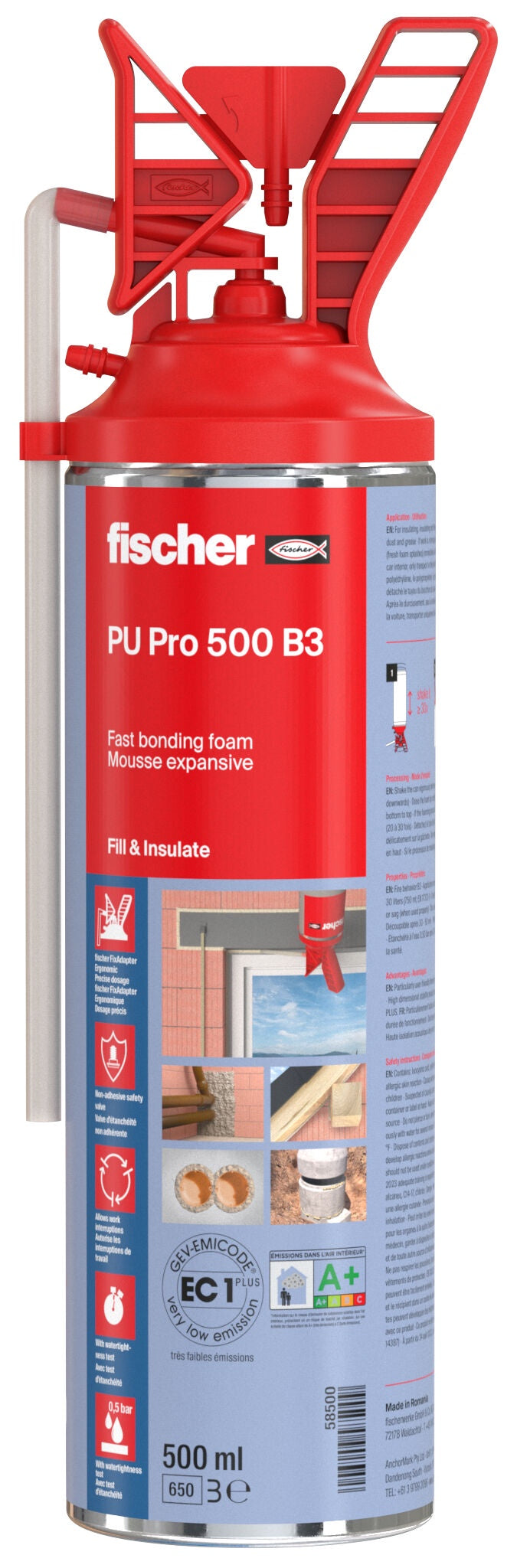 Fischer PU1 500ML B3 FOAM