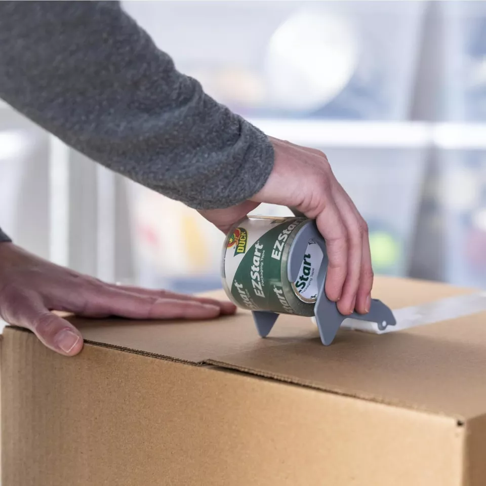 Duck Premium Tape with Dispenser, Clear, 1.88" x 22.2 Yards