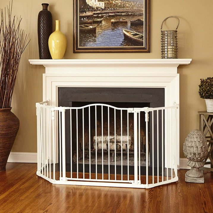 North States 6-Bar Expansion Extension for DecorToDelro Gate, 15" x 30" - White