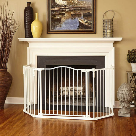North States 6-Bar Expansion Extension for DecorToDelro Gate, 15" x 30" - White