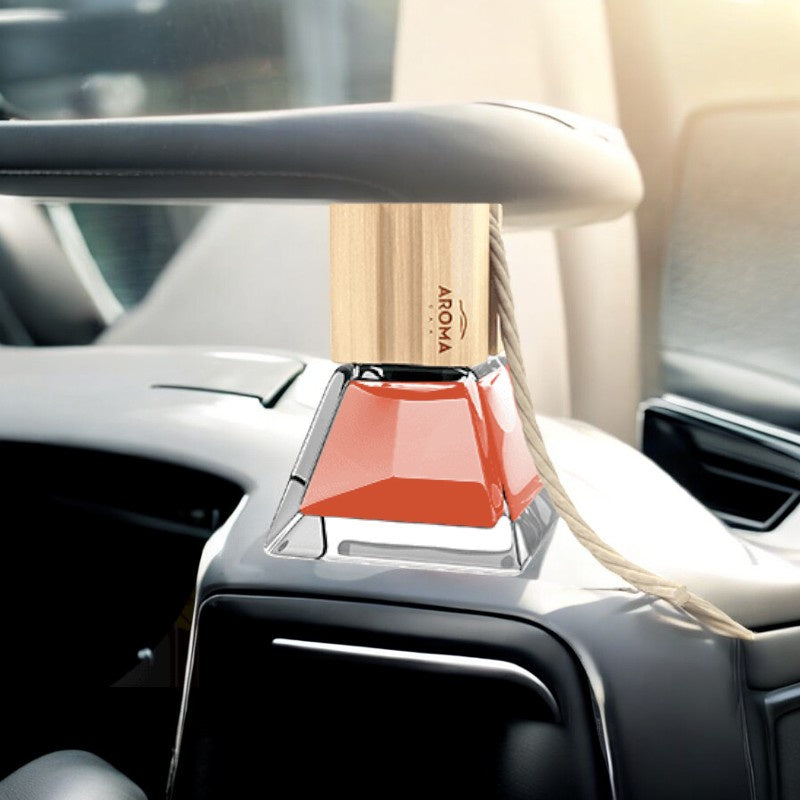 معطر هواء كريستال وود برائحة التفاح من اروما كار - 7 مل