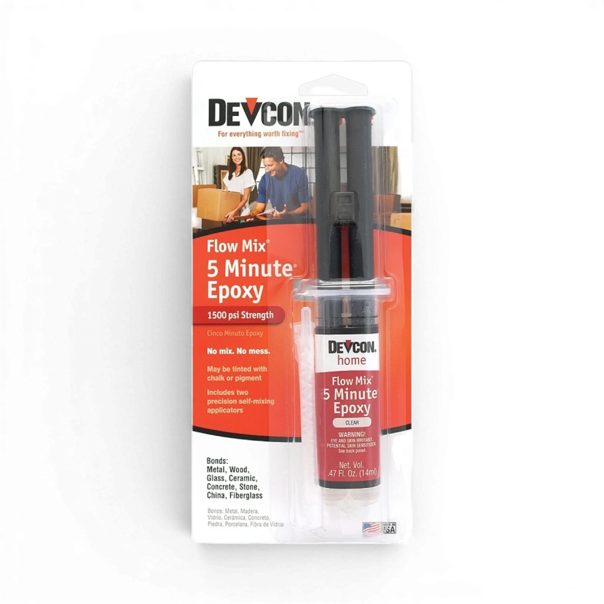 DEVON 5 Minute Fast Drying Epoxy – Clear 14ml