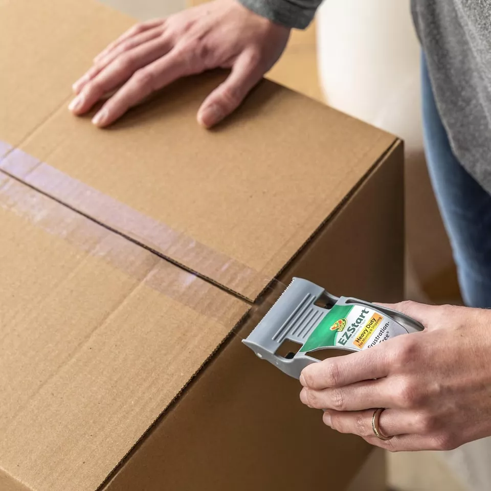 Duck Premium Tape with Dispenser, Clear, 1.88" x 22.2 Yards