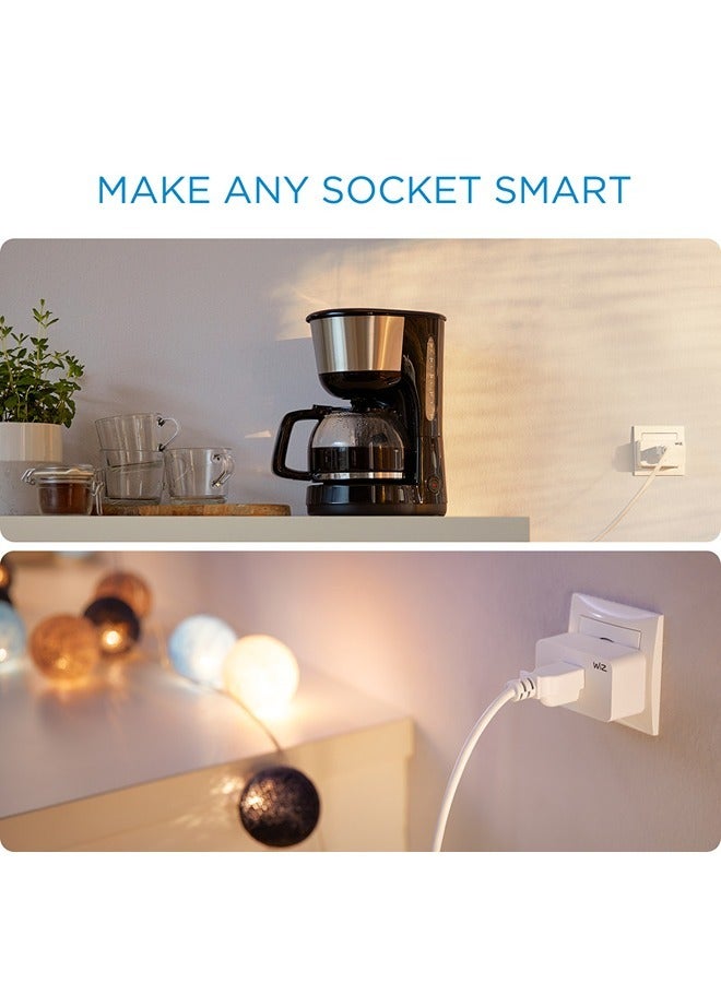 Wizz Smart Plug Type G Wi-Fi - White