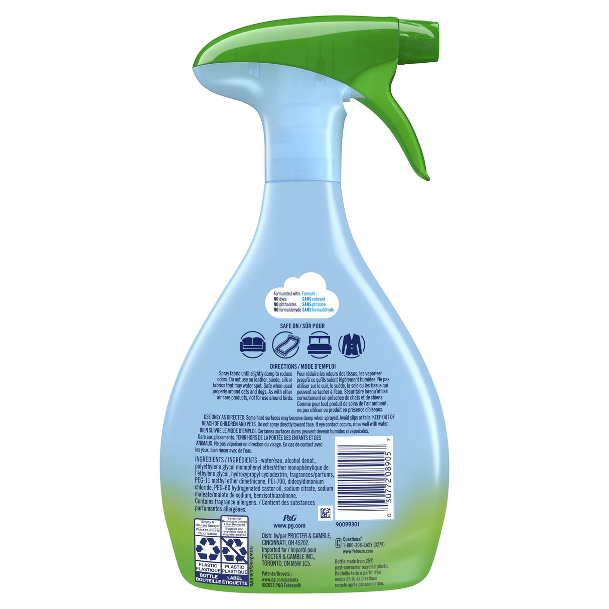 معطر الأقمشة فيبريز لمقاومة الروائح الكريهة، بالرائحة الاصليه، 23.6 أونصة