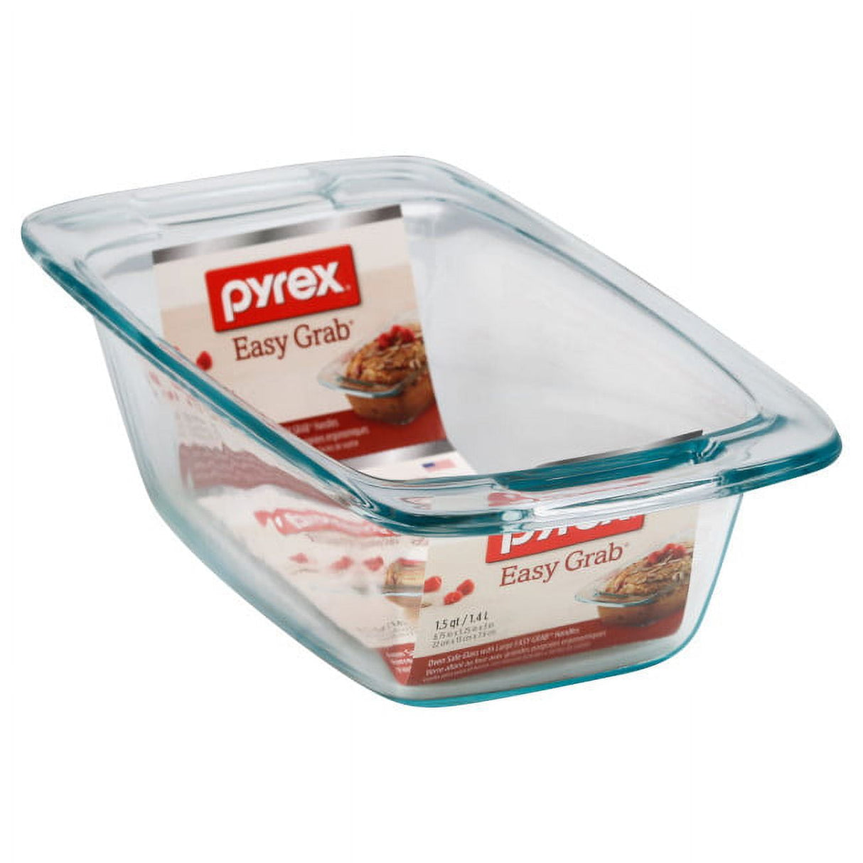 Pyrex Easy Grip Glass Mould, 1.5L, Clear