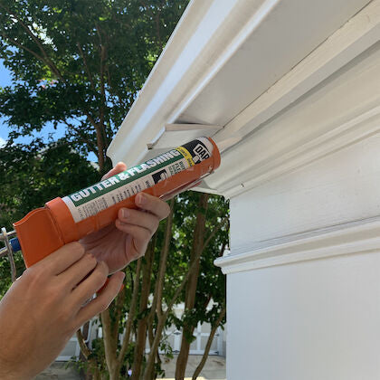 Dab Glue for Insulation and Crack Sealing, Aluminum Gray, 10.1 oz