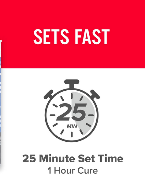 Magnum Epoxy Adhesive Hole and Crack Repair Putty, Gray, 2 oz