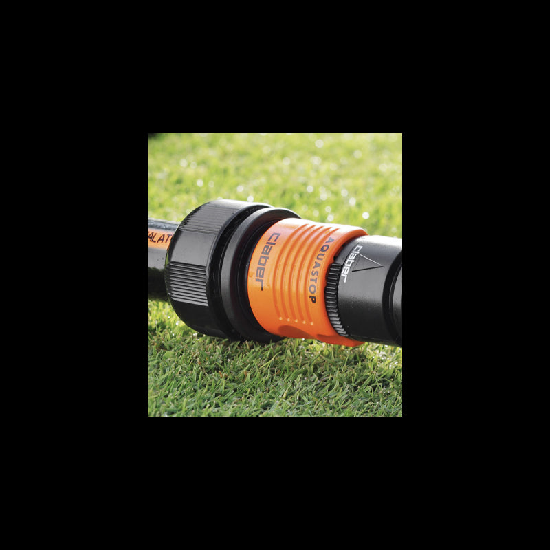 HOSE COUPLING 3/4" W/ AQUA STOP CARD