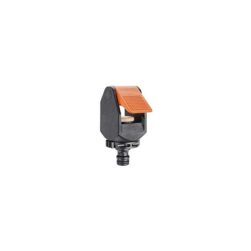 Claber Quick Click Connector for Square Faucets and Mixers, Black - Model 8583
