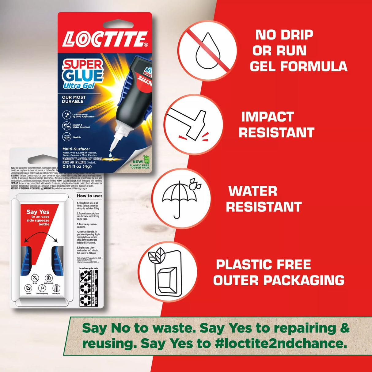 Loctite Super Glue Gel Adhesive, 0.14 oz
