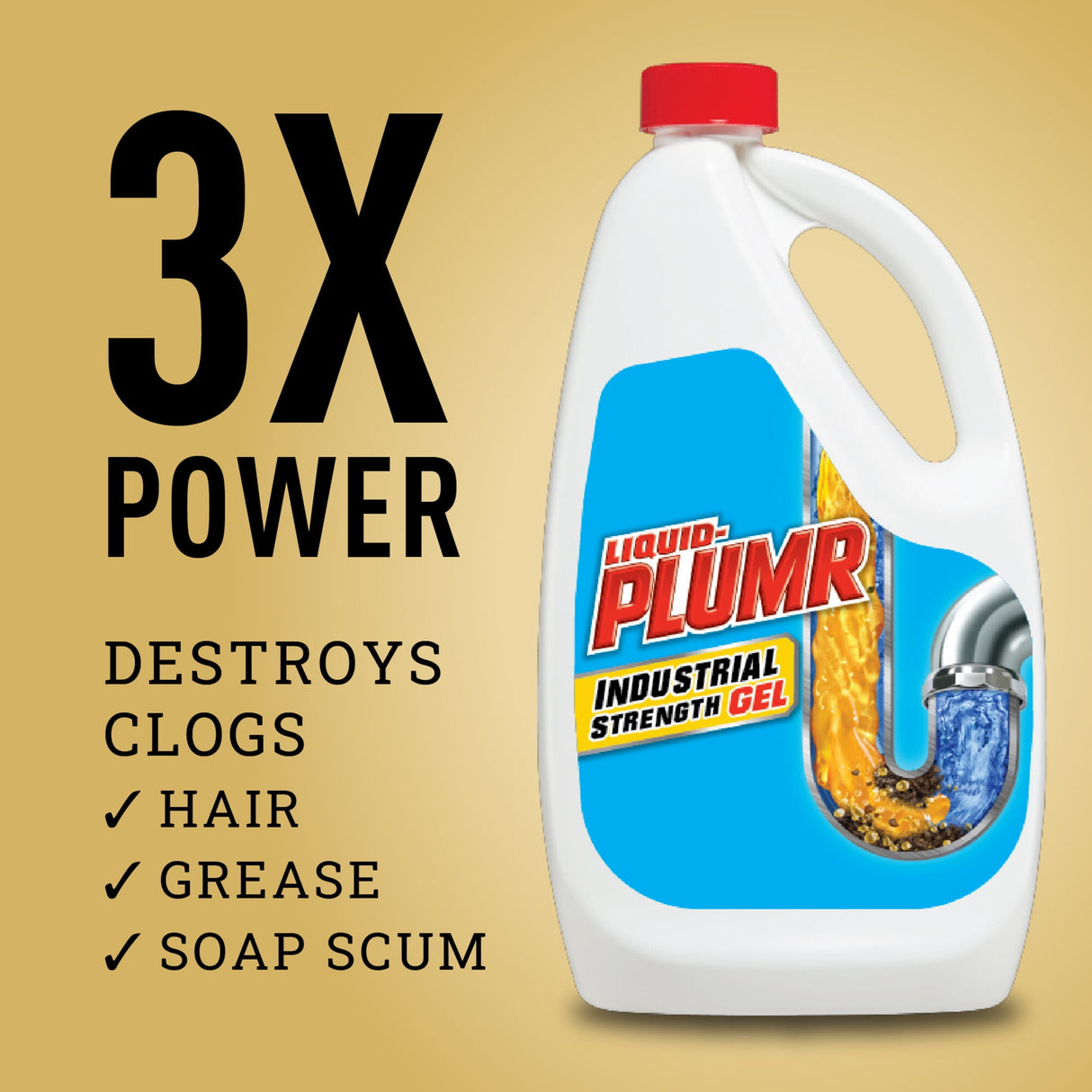 Liquid-Plumr Drain Cleaner 128 oz – Liquid Formula