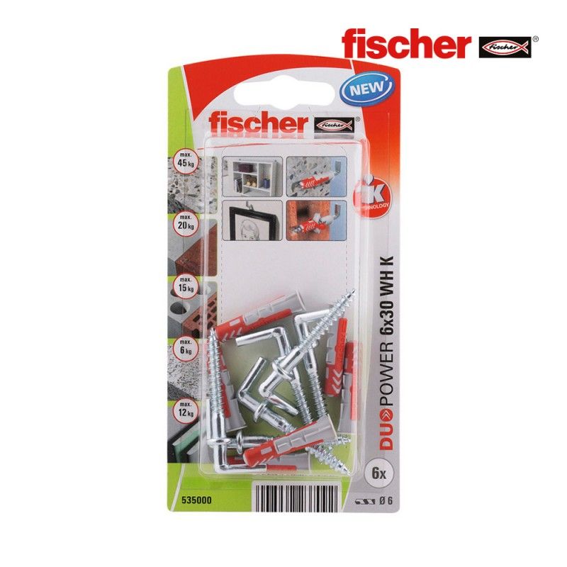 Fisher WHK NV DuoPower Plug Set - Red Grey