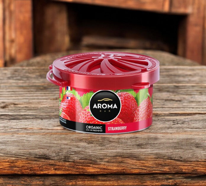 معطر هواء للسيارة اورجانيك برائحة الفراولة من اورما كار - 40 جرام