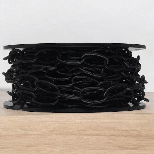 سلسلة ديكور معدنية مطلية بالبولي من كامبل، بكرة 40 قدمًا، 35 رطلاً