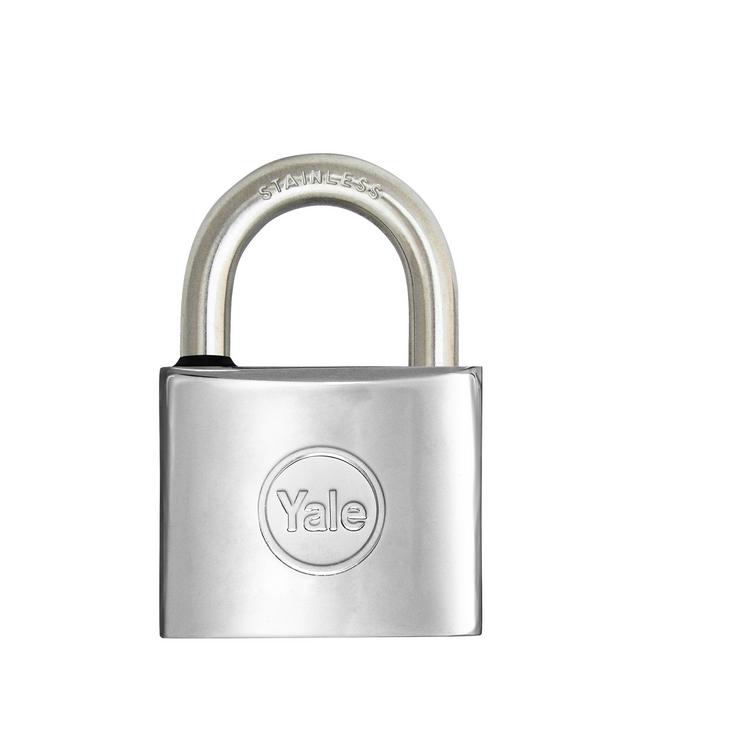 Yale Padlock 40 mm 114 Series Brass Chrome finish