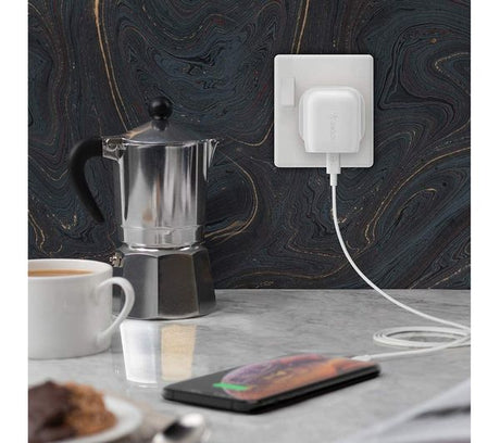 بيلكن شاحن حائط سريع USB-C، بقوة 20 وات - أبيض-2