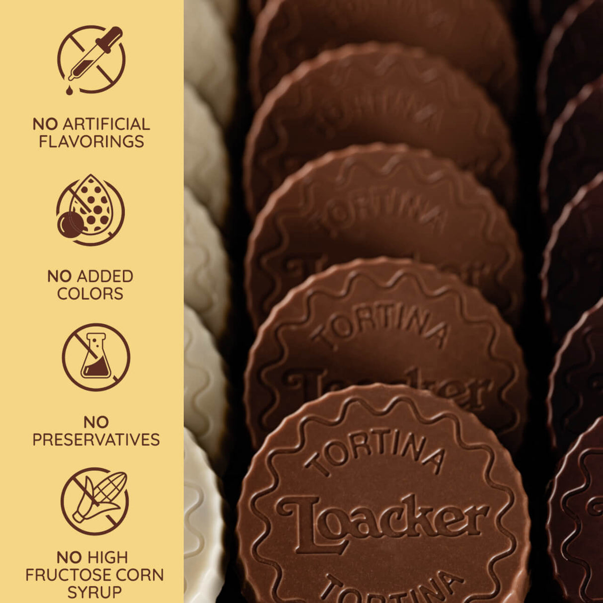 ويفر لوكر تورتينا دارك شوكولت بطعم البندق 24*6 - 21 جرام-2