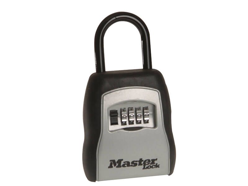 Master Lock Portable Key Safe 4 Digit Combination, Silver/Black