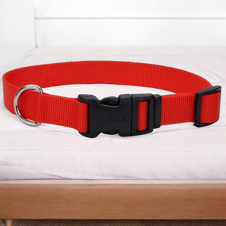 PE 1x26 RED Dog Collar