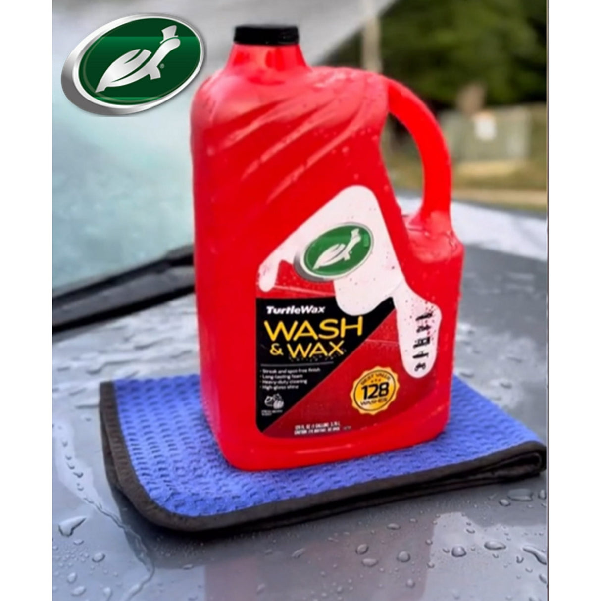 سائل شمع وغسيل السيارات شديد التحمل من تيرتل واكس - 3.79 لتر