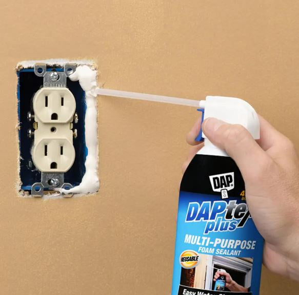 Dab Foam Latex Insulation for Windows and Doors, 12 oz.