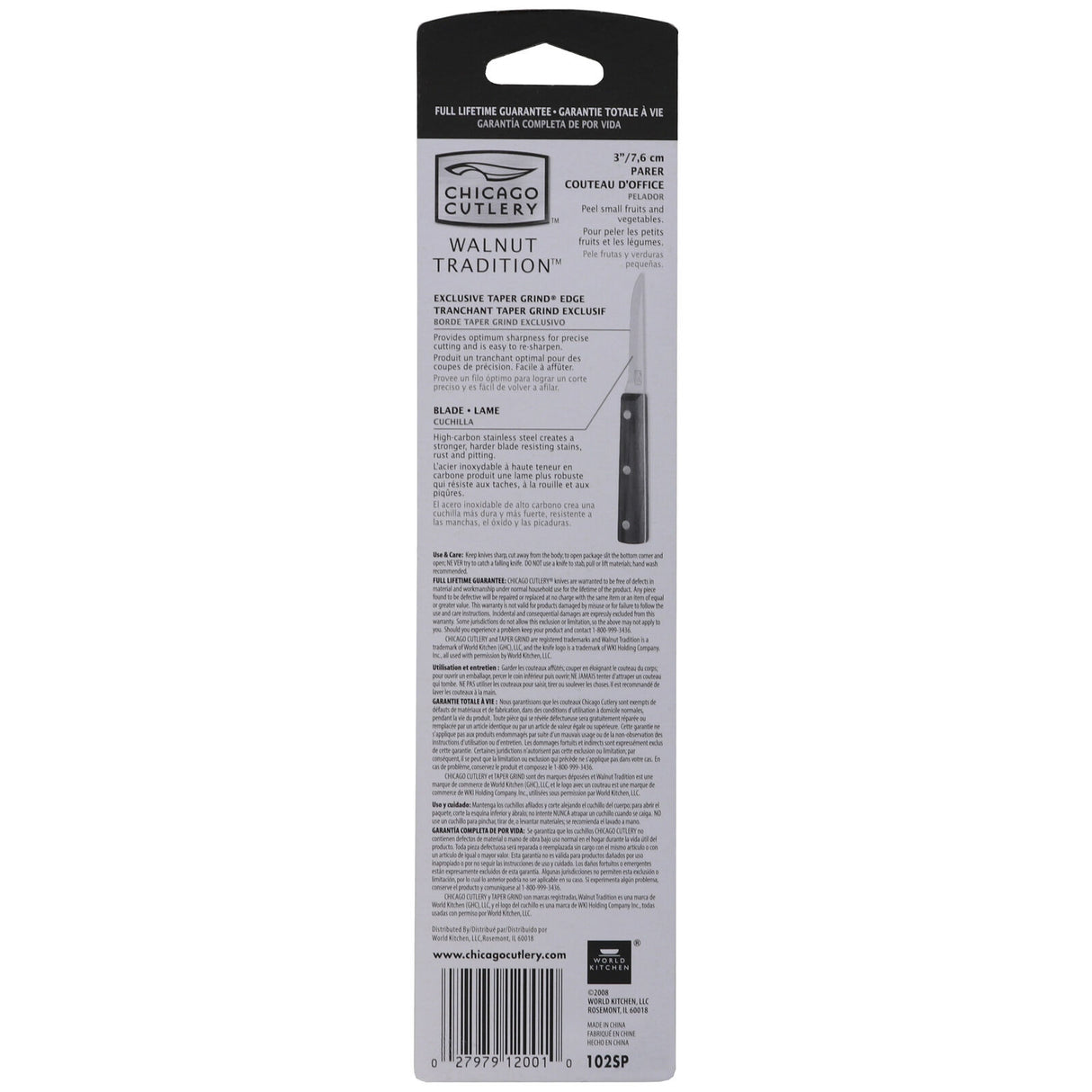 Chicago Cutlery 3Inch Parer/Boner Knife