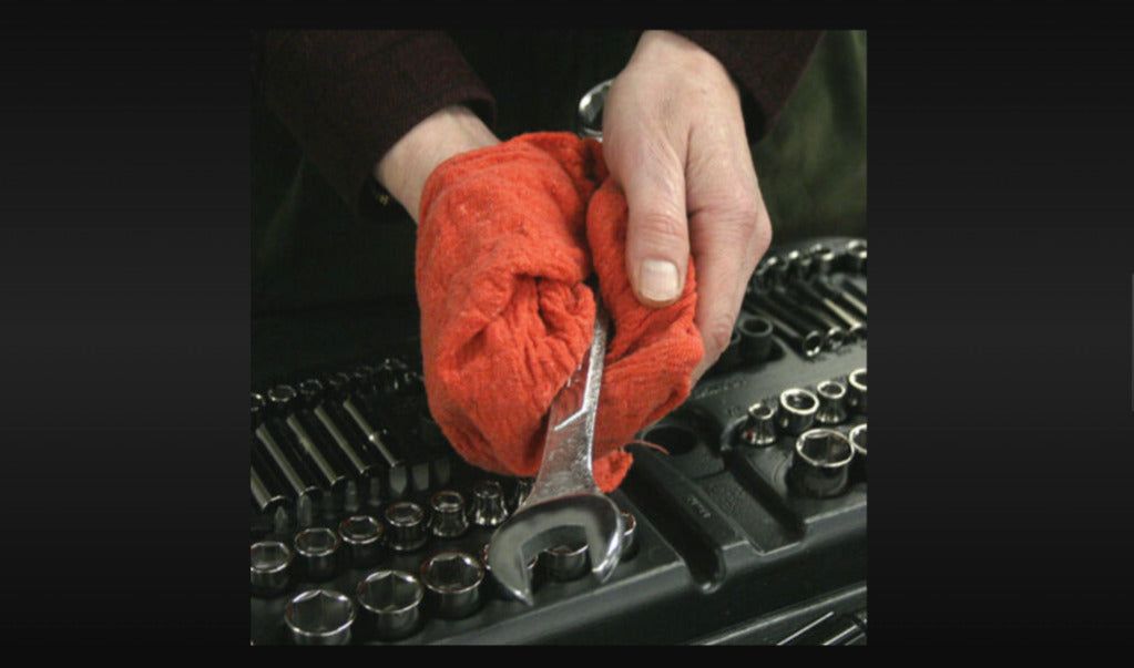 فوطة قطن من هوبكينز 13 X 14 بوصة 5 قطعة أحمر