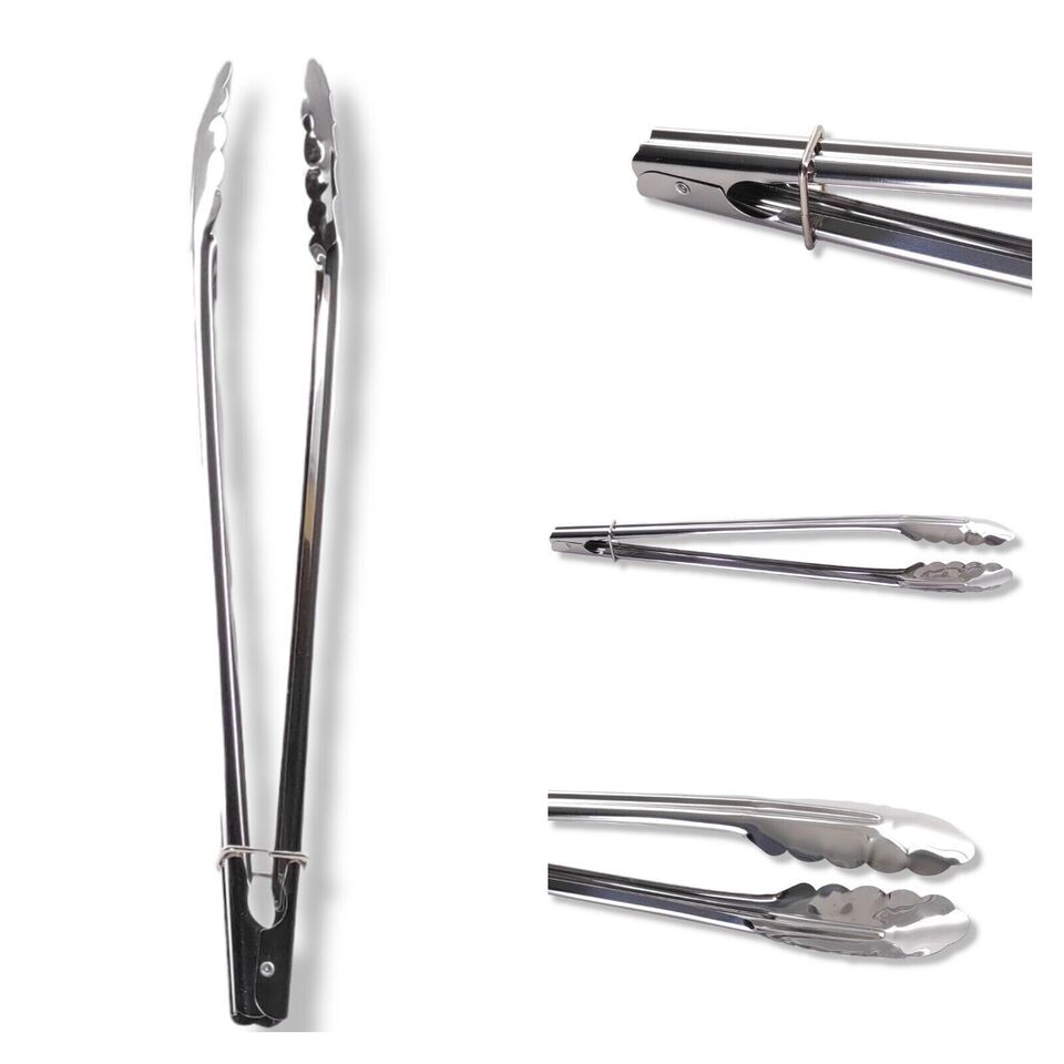 هوت جريل ملقط شواء غير لاصق، موديل HT5833 - فضي-2