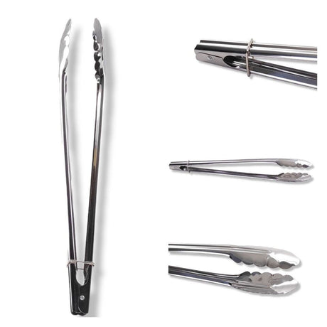 هوت جريل ملقط شواء غير لاصق، موديل HT5833 - فضي-2