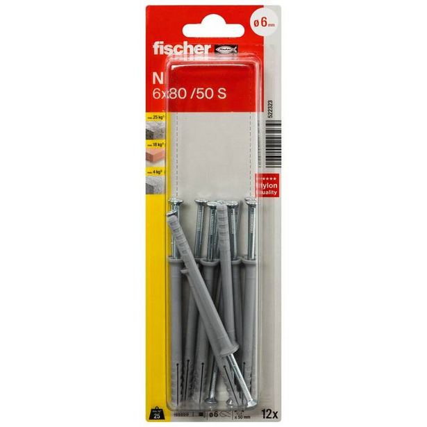 Fischer KORT N 6x80K