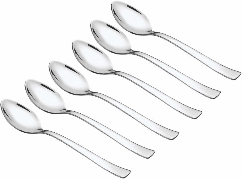 طقم معالق شاي لوسيا ستانليس ستيل 6 قطعة - فضي-2