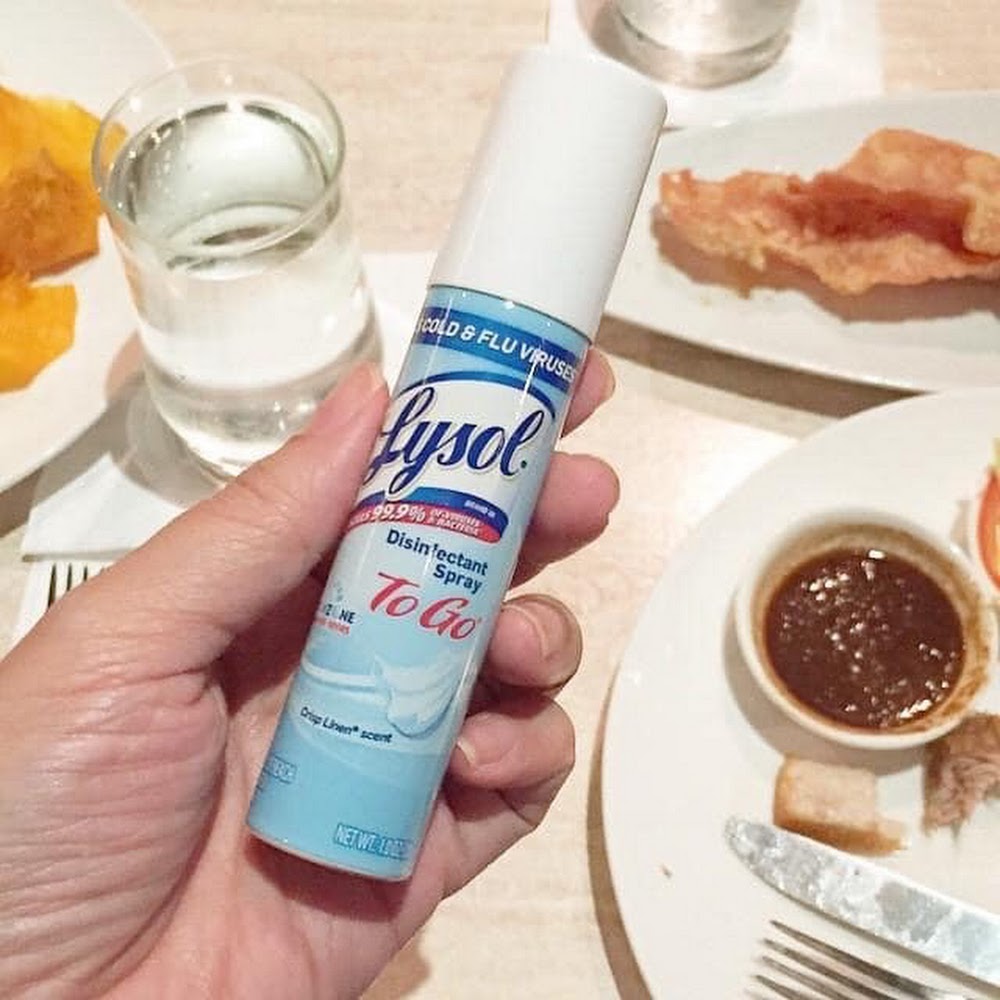 Lysol To Go Disinfectant Spray, Fresh Linen Scent, 1 oz