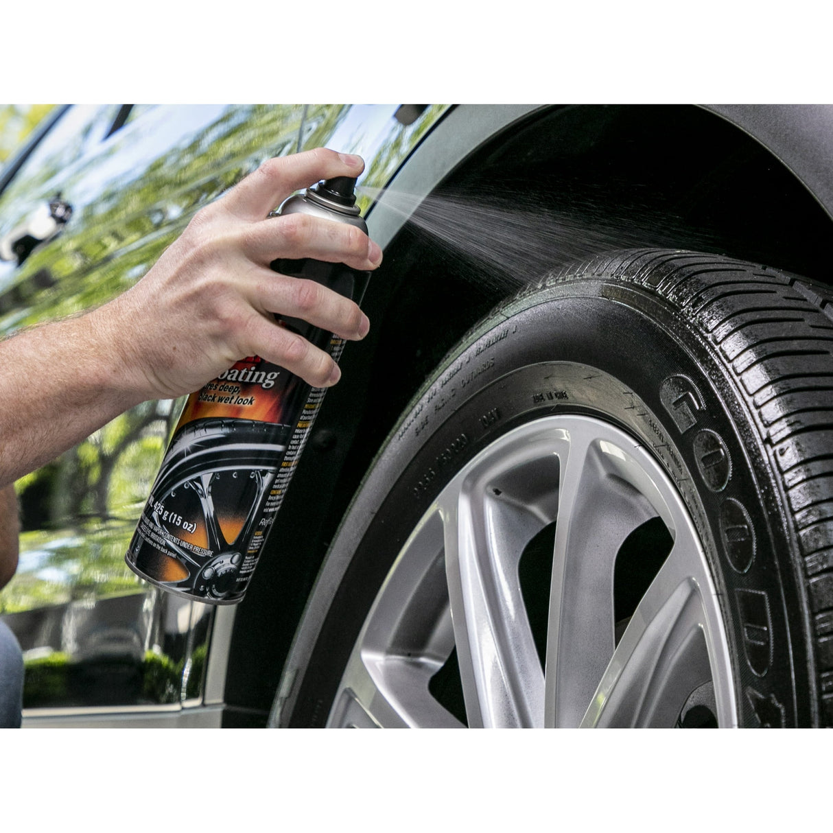ماجوايرز هوت شاين – سبراي تلميع الإطارات شديد اللمعان لحماية ومظهر فاخر – ٤٢٥ مل